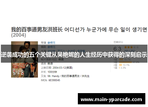 逆袭成功的五个关键从吴艳妮的人生经历中获得的深刻启示 逆袭成功的五个关键从吴艳妮的人生经历中获得的深刻启示